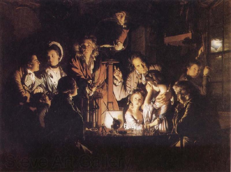 Joseph wright of derby Experiment iwth an Airpump Germany oil painting art
